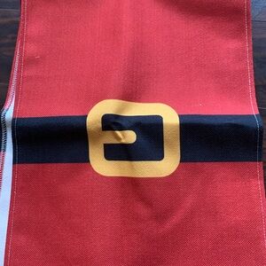 Holiday Christmas Santa belt Table runner NEW